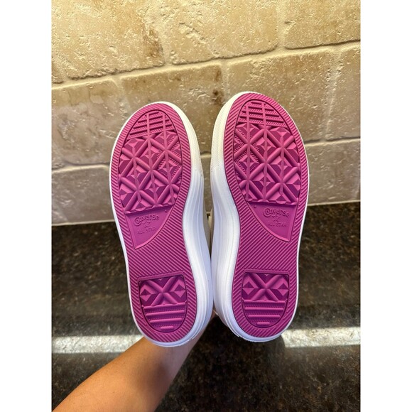 Converse Chuck Taylor All Star Move Hi Platform Beige Sneakers Women’s 7 EUC - Picture 6 of 8